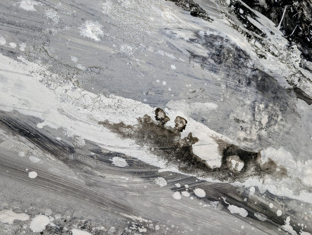 Klangvolumen - gerollt 230 x 125 cm ( – Kunst für hohe Räume und große Wände