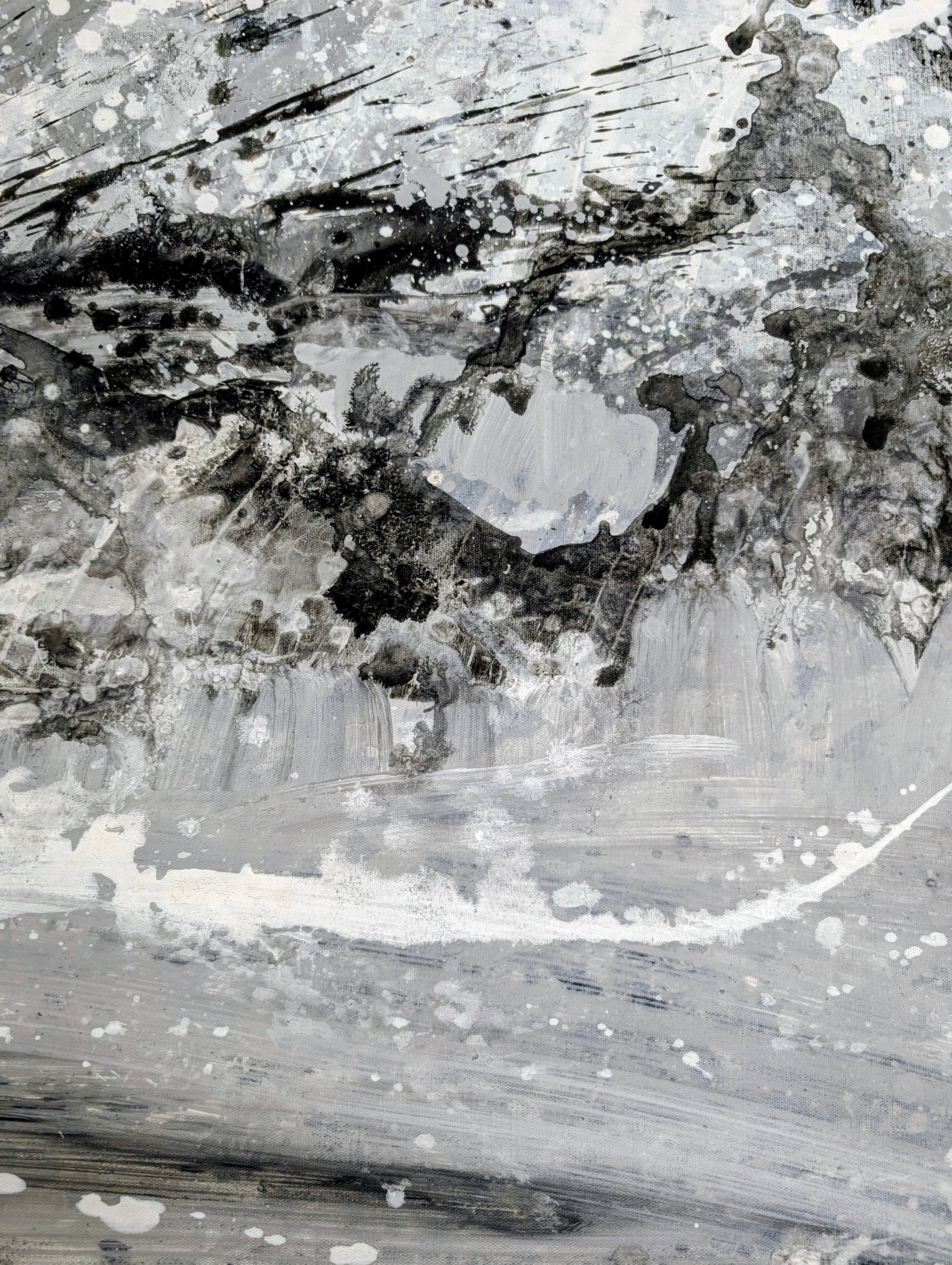 Klangvolumen - gerollt 230 x 125 cm ( – Individuelles Wandbild für modernes Wohnen