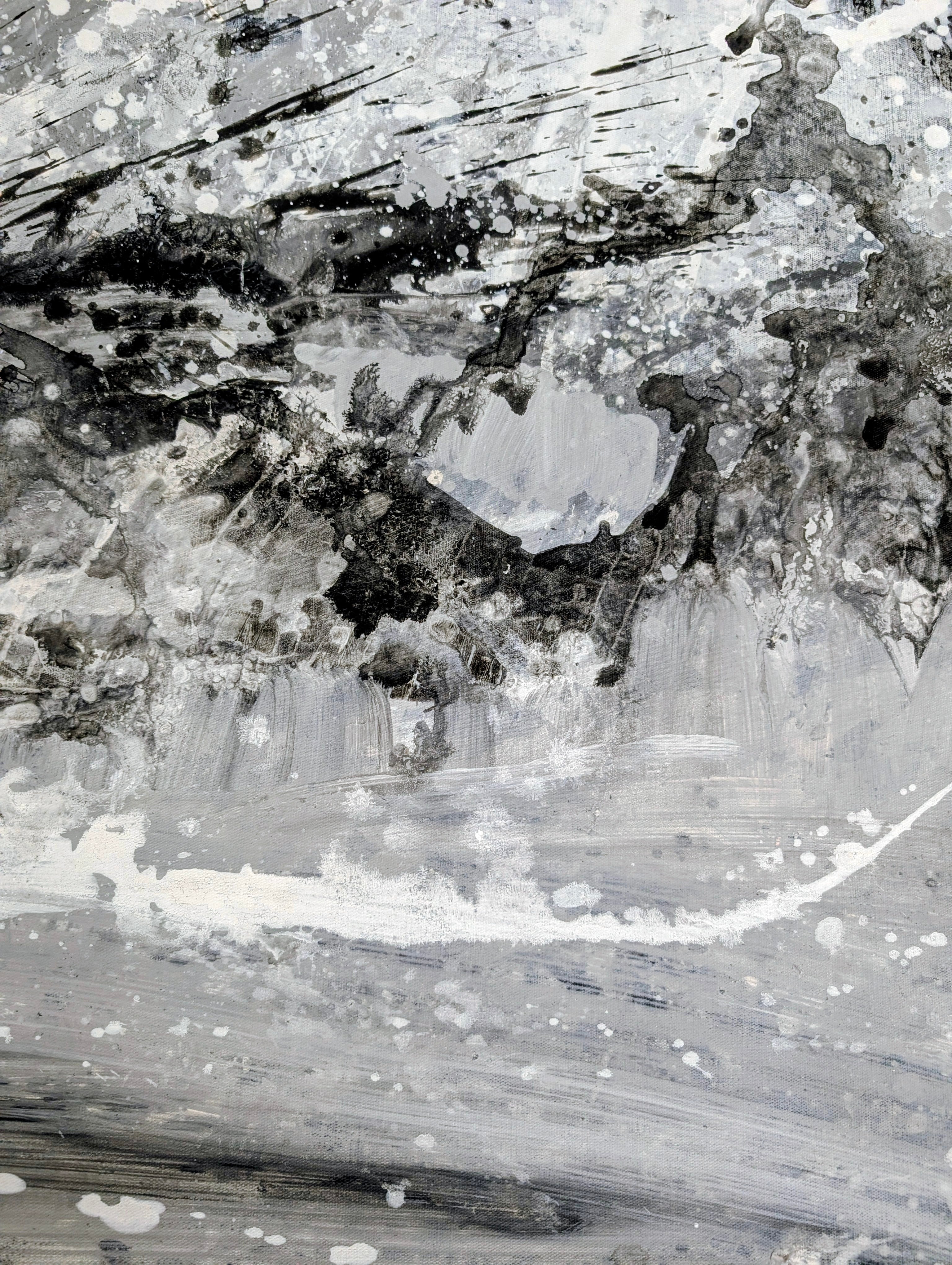Klangvolumen - gerollt 230 x 125 cm ( – Individuelles Wandbild für modernes Wohnen