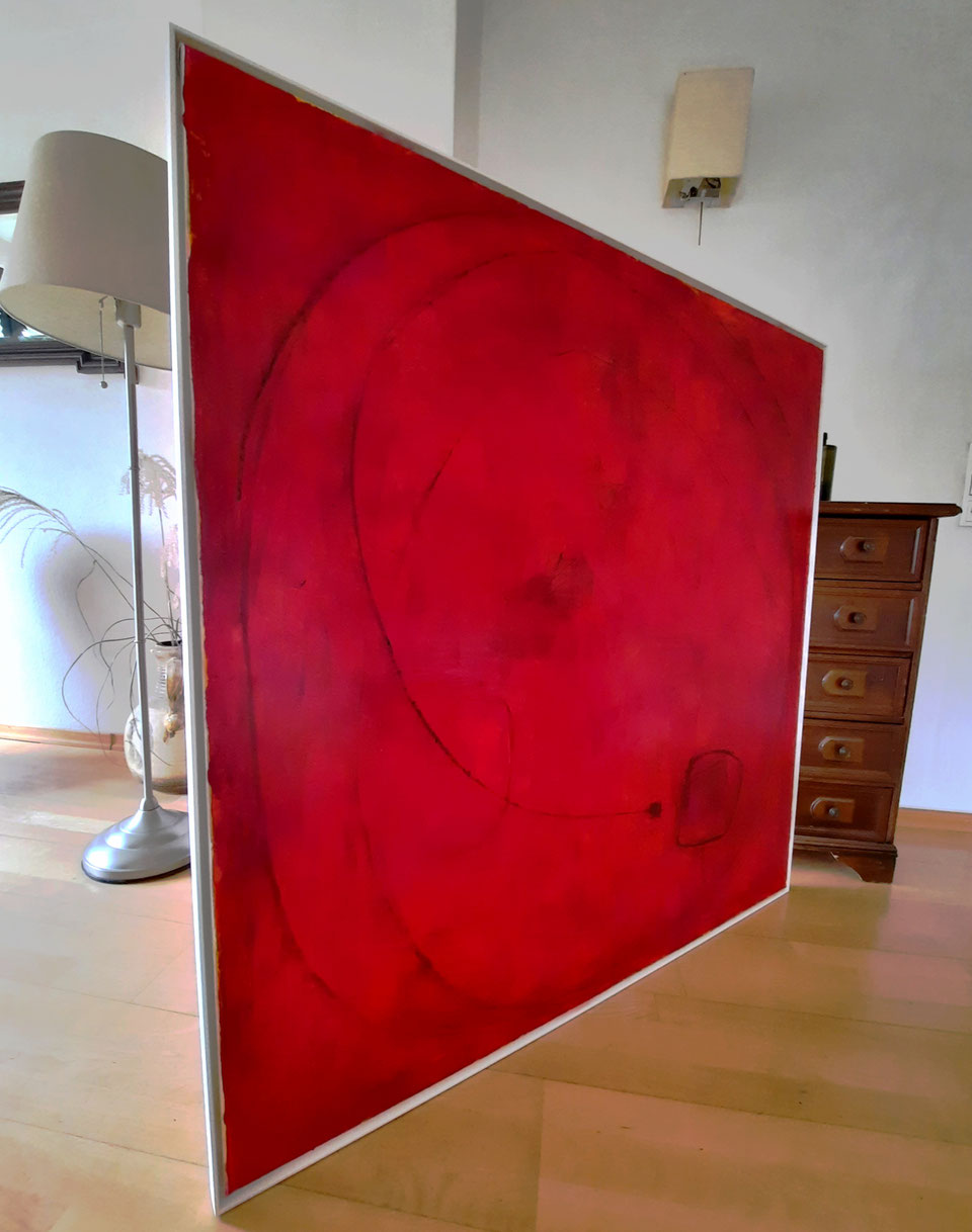 Personalisierte Auftragskunst und Gemälde: rote-moderne-bilder-kunst – Kategorie: Originalgemälde – Hersteller:
