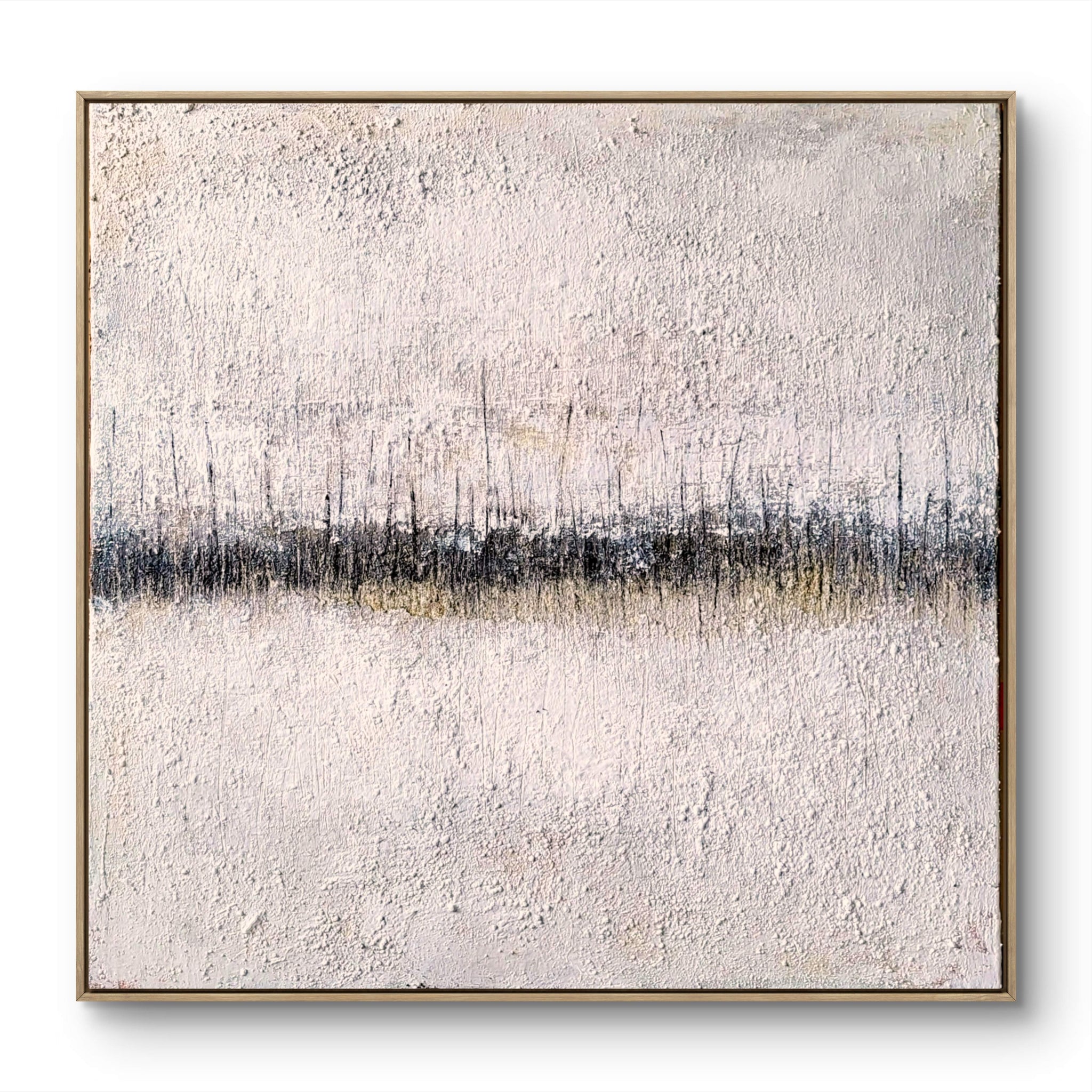 Moderne Wandgestaltung: Haptisches Struktur-Kunstwerk für minimalistische Wohnräume & Praxen