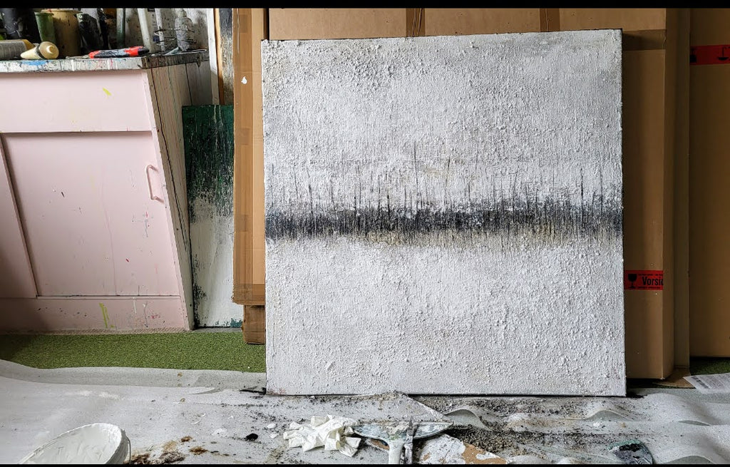 Struktur-Kunstwerk für minimalistische Wohnräume & Praxen