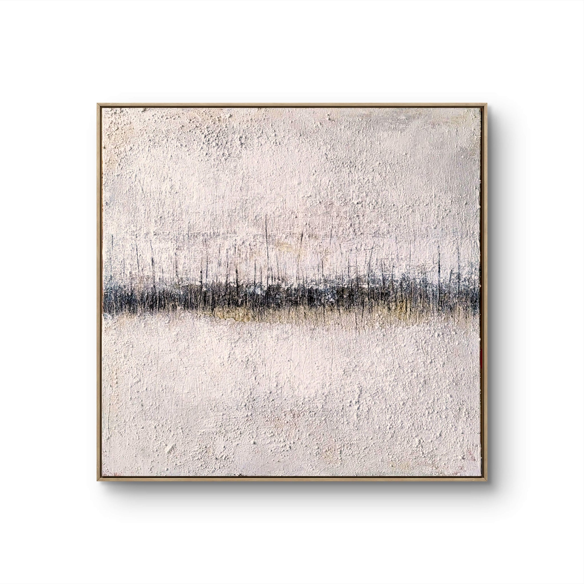 Moderne Wandgestaltung: Haptisches Struktur-Kunstwerk für minimalistische Wohnräume & Praxen