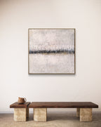 Struktur-Kunstwerk für minimalistische Wohnräume & Praxen – Großformatiges Wandbild für stilvolle Einrichtung