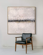 Struktur-Kunstwerk für minimalistische Wohnräume & Praxen – Zeitgenössische Kunst in Wohnraumansicht