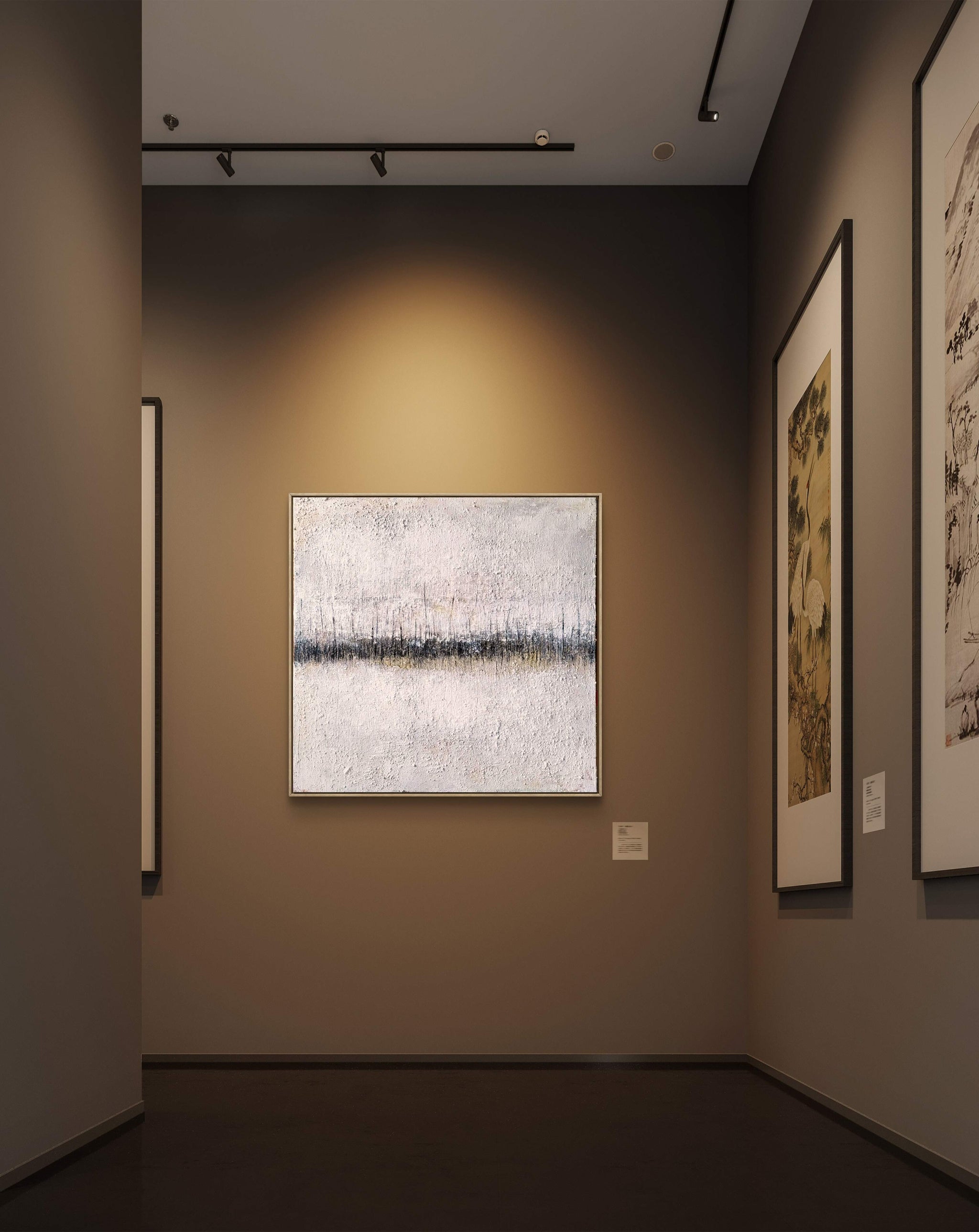 Struktur-Kunstwerk für minimalistische Wohnräume & Praxen