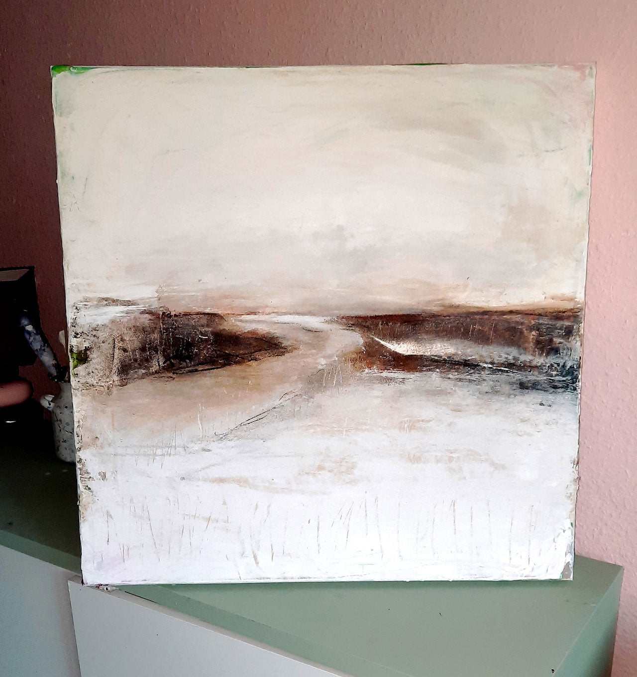 Personalisierte Auftragskunst und Gemälde: weisse-landschaftsbilder-malen-lassen – Kategorie: Originalgemälde – Hersteller: 