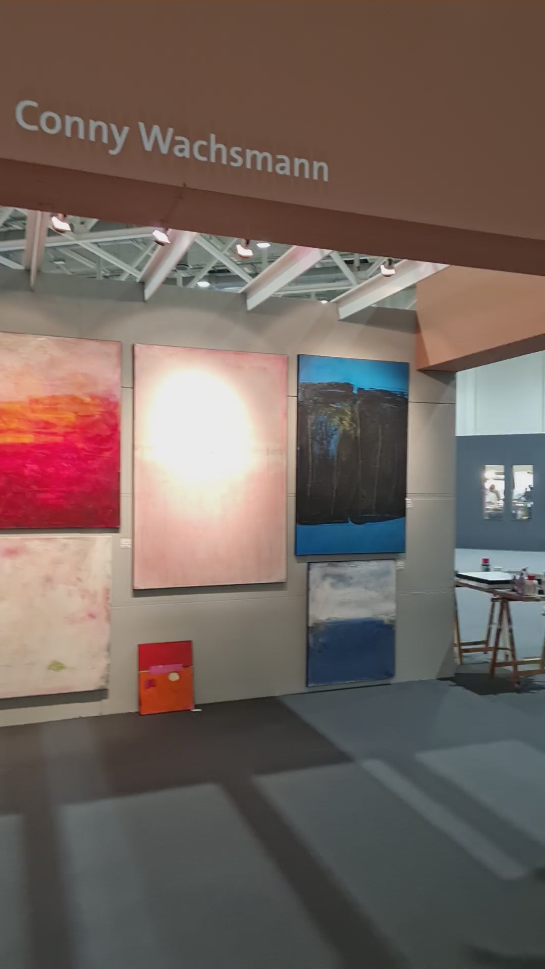 Abstraktes Gemälde – Der Berg Ruft