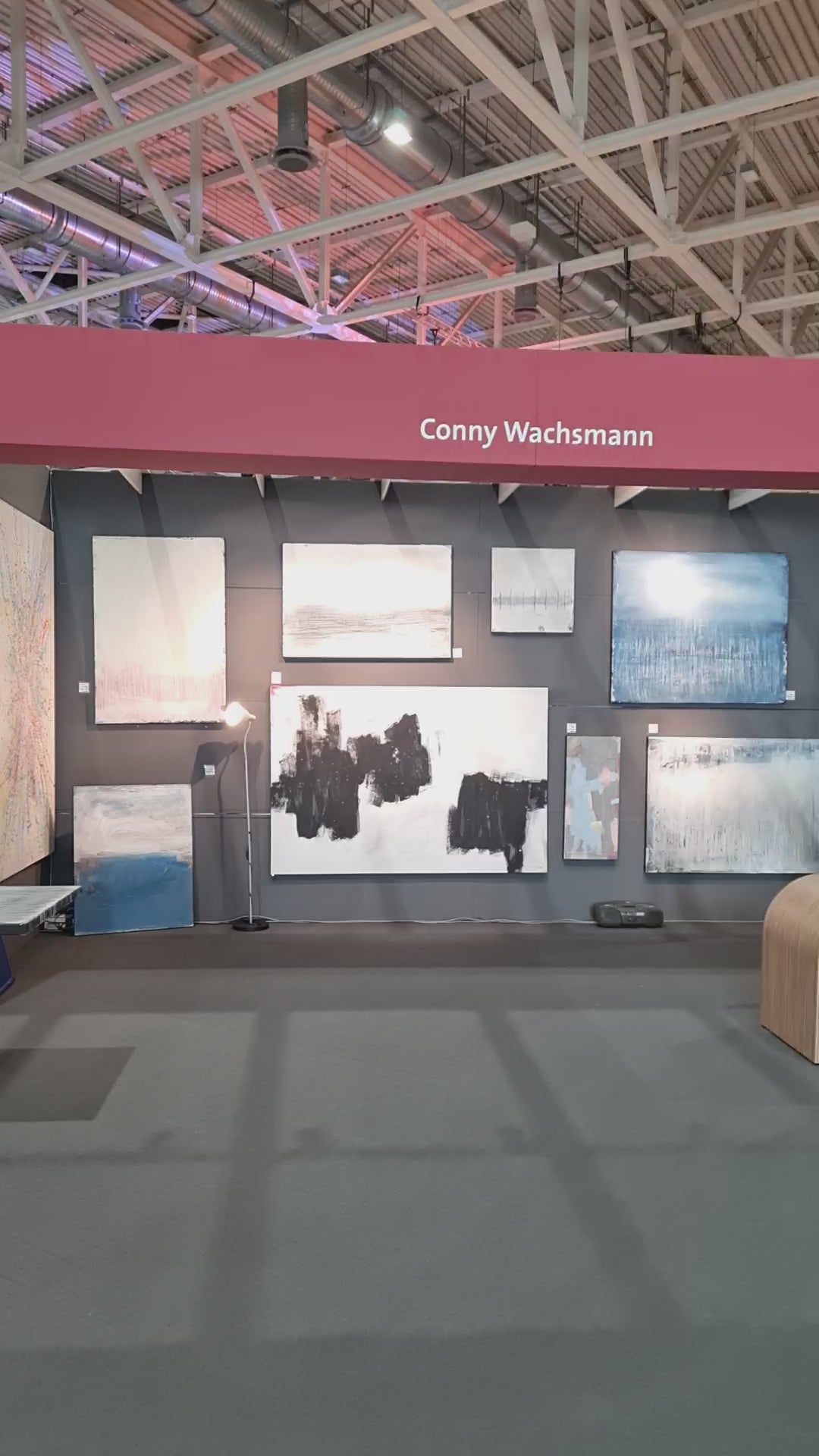 Abstraktes Gemälde – Mutterliebe 90x40cm – Schlafzimmer Einzelstück Sofort Verfügbar